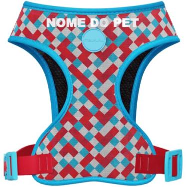 Imagem de Combo Peitoral Style Para Cachorro Com Guia Tradicional, Localizador e Nome Personalizado (Chique, P)