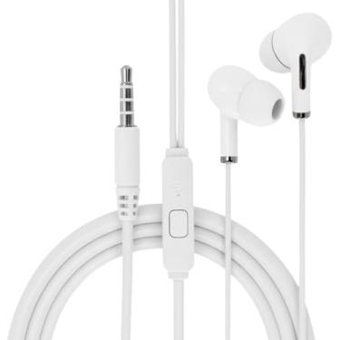 Imagem de Fone de Ouvido P2 In-Ear 6ª Geração - Super Bass, Microfone Integrado. Compatível com Celulares, Tablets, Notebooks, PCs e Dispositivos de Áudio P2 (Branco)