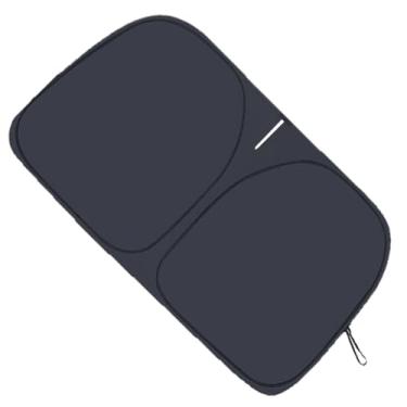 Imagem de Viseira solar para carro – Protetor solar refletivo reutilizável – Guarda-sol para veículo espesso, guarda-chuva automático multifuncional para atividades ao ar livre, viagens