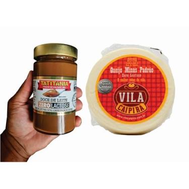 Imagem de Kit Zero Lactose = Queijo Minas Padrão + Doce De Leite