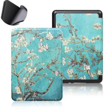 Imagem de Yzlvigrous Capa para Kindle Paperwhite 12th/Coloroft Signature Edition 1ª Geração 2024, Tampa Traseira de TPU Macia de 7 Polegadas com Sono/despertar Automático, Modelo: SA569P/SA568B/SA59CP