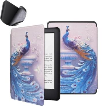 Imagem de Yzlvigrous Capa para Kindle Paperwhite 12th/Coloroft Signature Edition 1ª Geração 2024, Tampa Traseira de TPU Macia de 7 Polegadas com Sono/acordamento Automático, Modelo: SA568B/SA569P/SA59CP