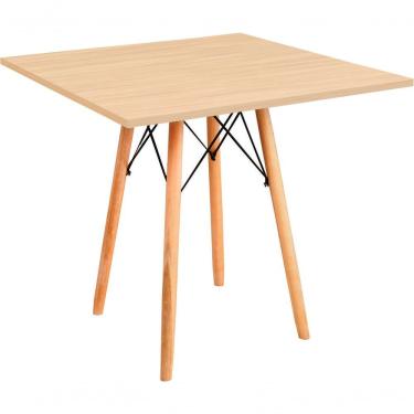 Imagem de Mesa Eames Eiffel Quadrada 70 Cm - Amadeirado Truffel