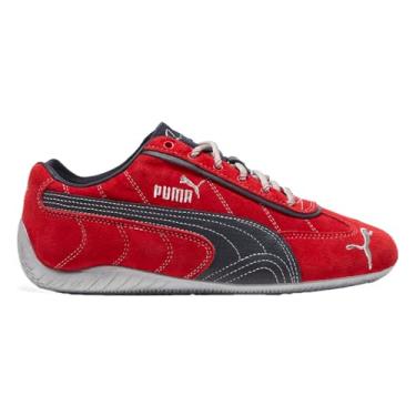 Imagem de PUMA Speedcat Laquan Smith Tênis feminino casual com cadarço - vermelho, Vermelho, 36