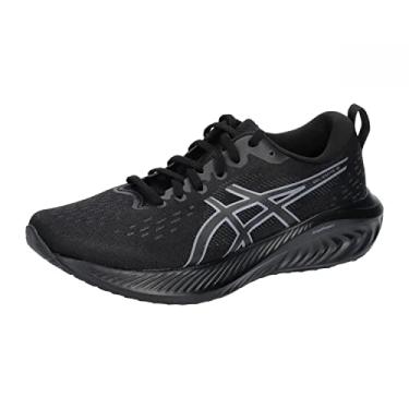 Imagem de ASICS Tênis de corrida feminino Gel-Excite 10, Preto/cinza, 41