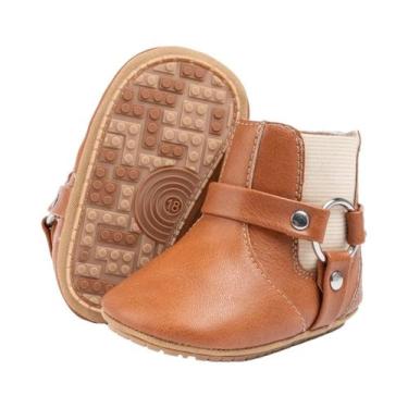 Imagem de Botas Retrô De Couro Pu Para Bebês, Meninos E Meninas, Outono Inverno,