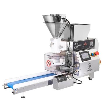 Imagem de Máquina de Fazer Salgado Bailon Recheio Duplo Inox Painel Touch Screen Sirius 5.0 com Esteira Sirius Pro Bivolt BAILON-220044 -220045