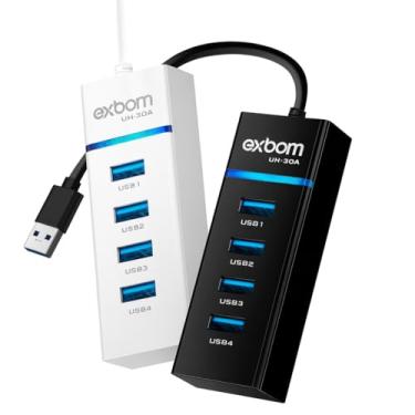 Imagem de HUB USB 3.0 4 Portas – Conexão Rápida, Estável e Segura, Compatível com PC e Notebook