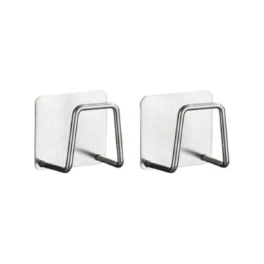 Imagem de Aço inoxidável Suporte Porta Esponja para bucha de pia Prateleira de cozinha(2)