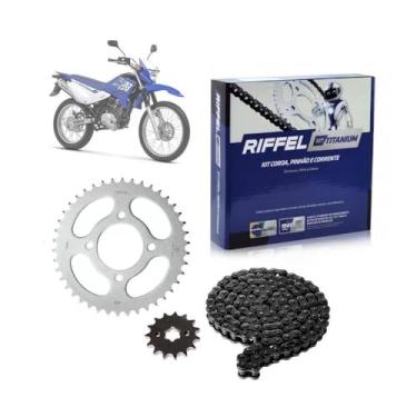 Imagem de Kit Relação Transmissão Riffel Yamaha XTZ 125 2003 até 2016