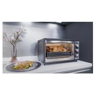 Imagem de Forno Elétrico de Bancada 50L com Dupla Resistência, Modelo PFE52P, 127V