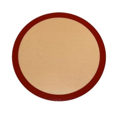 Imagem de 2 peças de mesa de silicone multifunções tapete de silicone impermeável lavável com isolamento térmico tapete para porta-copos para mesa de jantar, acessórios de cozinha, ideal para uso em sala de