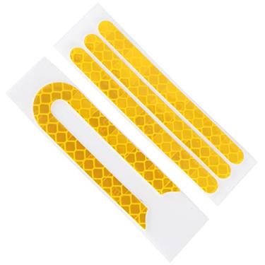 Imagem de KIMISS Fita Adesiva Reflexiva para Scooter Elétrica M365 1S LITE PRO PRO2 - Acessório de Segurança para Maior Visibilidade Noturna (Laranja)