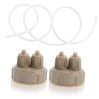 Imagem de OFFSCH Diy Aquarium Co2 Tampas de garrafa de tanque de peixes gerador de CO2 tampas de garrafa fácil instalação pedra de ar de aquário