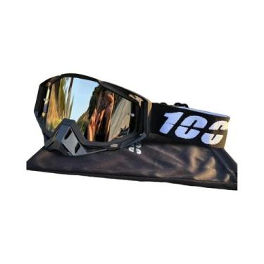 Imagem de Óculos De Motocross Masculinos Para Capacete De Motocicleta Ciclismo A