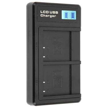 Imagem de GLOGLOW Carregador de Bateria Carregador de Bateria para Câmera Portátil para NP-BN1, Duplo para NP-BN1, Duplo Com Display LCD, Alimentação USB, Preto, de 105g e Controlador
