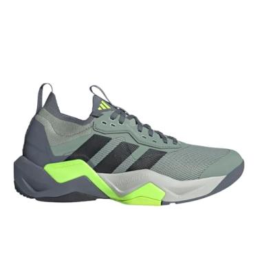 Imagem de adidas Rapidmove Advance 2 Tênis de treino masculino, Verde prata/preto/limão lúcido, 44