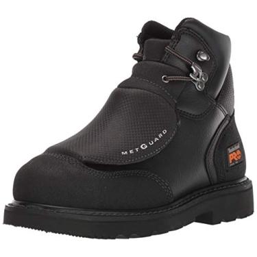 Imagem de Bota masculina Timberland PRO Endurance 15,24 cm Steel-Toe EX MetGuard Industrial e Construção, Black/Black, 10 Wide