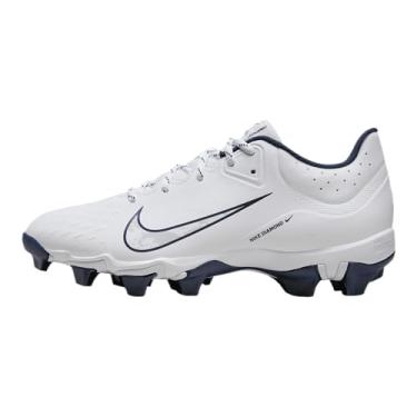 Imagem de Nike Chuteira feminina Hyperdiamond 4 Keystone (FZ0920-103, branco/platina pura/azul marinho), Branco/platina pura/azul-marinho, 42