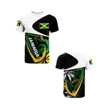 Imagem de Camisa De Futebol 3D Com Bandeira Da Jamaica Para Homens, Uniforme Da 
