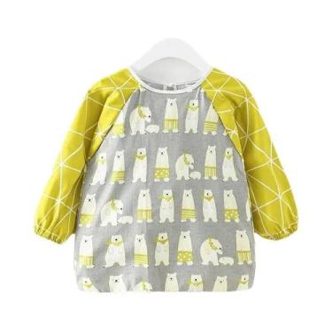 Imagem de Babadores De Algodão Impermeáveis Para Bebês, Vestido Infantil De Mang