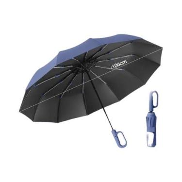 Imagem de Guarda-chuva Automático Extra Grande De 48 Polegadas, Resistente Ao Ve