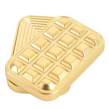 Imagem de TOPINCN Fidget Slider, Liga de Alumínio Metal Poker Push Card Brinquedo de Alívio de Estresse para Adultos Adolescentes Com Saco de Armazenamento Presente para Namorado Marido Pai (GOLD)