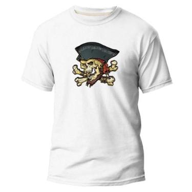 Imagem de  Camiseta Basica Algodão Premium Estampa Digital Piratas  - Pavesi, Br