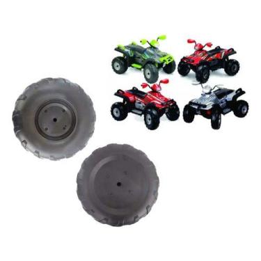 Imagem de Jogo C/ 2 Rodas Dianteira Do Quadriciclo Polaris Peg-pérego