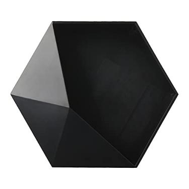 Imagem de Prateleiras de Parede Hexagonais Flutuantes Honeycomb para Quarto Sala Estar Escritório Decorativas Plantas Livros Fotos Organize e Reduza o Bagunço c