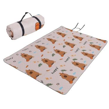 Imagem de Generic Cobertor de Piquenique, à Prova de água, à Prova de Umidade, Espessado, Portátil, Tapete de Piquenique Com Toque Macio e Confortável, para Atividades Ao Ar Livre, Acampamento, (200 * 300cm)