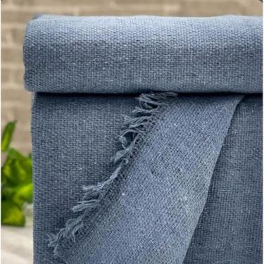 Imagem de Capa para sofá king size de luxo superdimensionada 300 x 180 cm Tipo de capa para sofá ，manta sofa grande，manta sofa(Azul Mar)