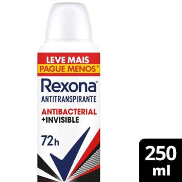 Imagem de Desodorante Antitranspirante Aerosol Rexona Antibacterial+Invisible 25
