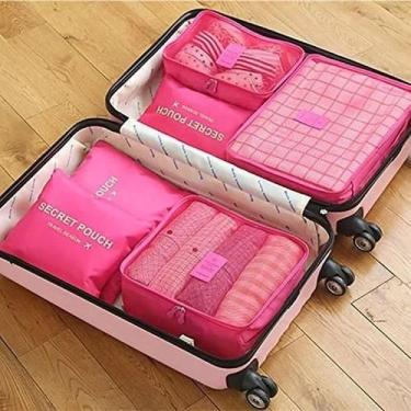 Imagem de Organizador De Malas Para Viagem - Kit 6 Peças - SHOP ALTERNATIVO, Pin