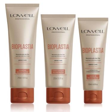 Imagem de Lowell Bioplastia Shampoo 240ml Condicionador e Leave-in