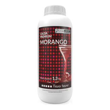 Imagem de Calda Premium Sabor Morango Flavor House 1,3kg