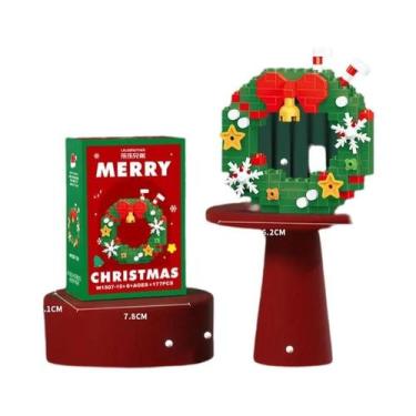 Imagem de Blocos De Montar De Natal Para Crianças, Papai Noel, Brinquedo De Mont