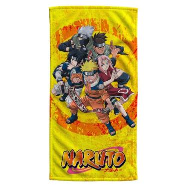 Imagem de Toalha Herói da Aldeia Boruto Anime Infantil Estilo Ninja Banho Colori