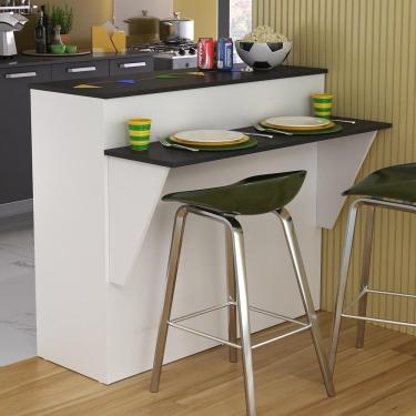 Imagem de Bancada Balcão/Mesa Cozinha Bélgica Multimóveis Br5484 Branca