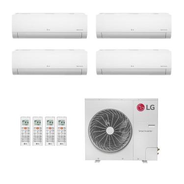 Imagem de Ar-Condicionado Multi Split Inverter LG 48.000 (2x Evap HW 7.000 + 2x Evap HW 24.000) Só Frio 220V							