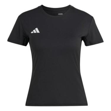 Imagem de Camiseta Adidas Corrida Adizero Essentials Feminina, Preto, M
