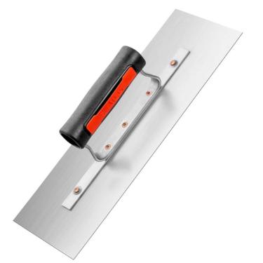 Imagem de Desempenadeira de Aço Temperado Lisa Cabo Plástico At243 Pincéis Atlas Desempenadeira Aço T. Lis