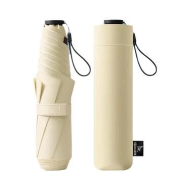 Imagem de Guarda-chuva Manual Portátil Estilo Japonês 125g Proteção UV Resistent