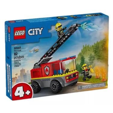 Imagem de City Caminhão De Bombeiros Com Escada Lego 60463