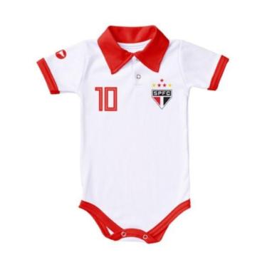 Imagem de Body São Paulo Polo Branco Torcida Baby