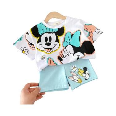 Imagem de Conjunto De Camiseta E Shorts De Verão Para Bebês Meninas, Roupa Infan