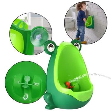 Imagem de Mictório Infantil Sapinho Com Alvo Giratório Xixi Menino Top - Fenima,