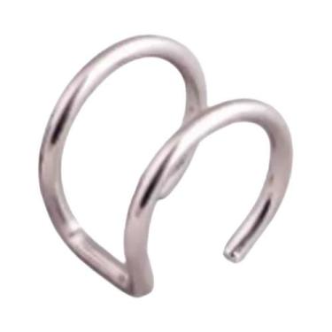 Imagem de Brincos De Pressão Masculinos Coreanos Em Aço Titânio Sem Furo - Joias