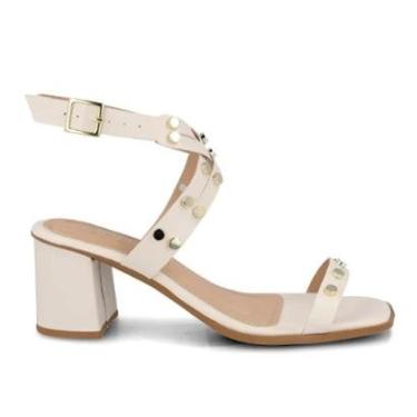 Imagem de Sandália M Shuz Salto Bloco Feminina-Feminino