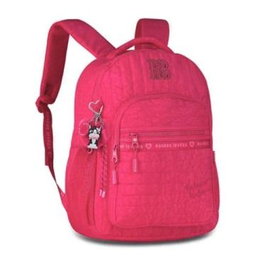 Imagem de Mochila Escolar Feminina Rebeca Bonbon Bolsa Juvenil Premium - Clio